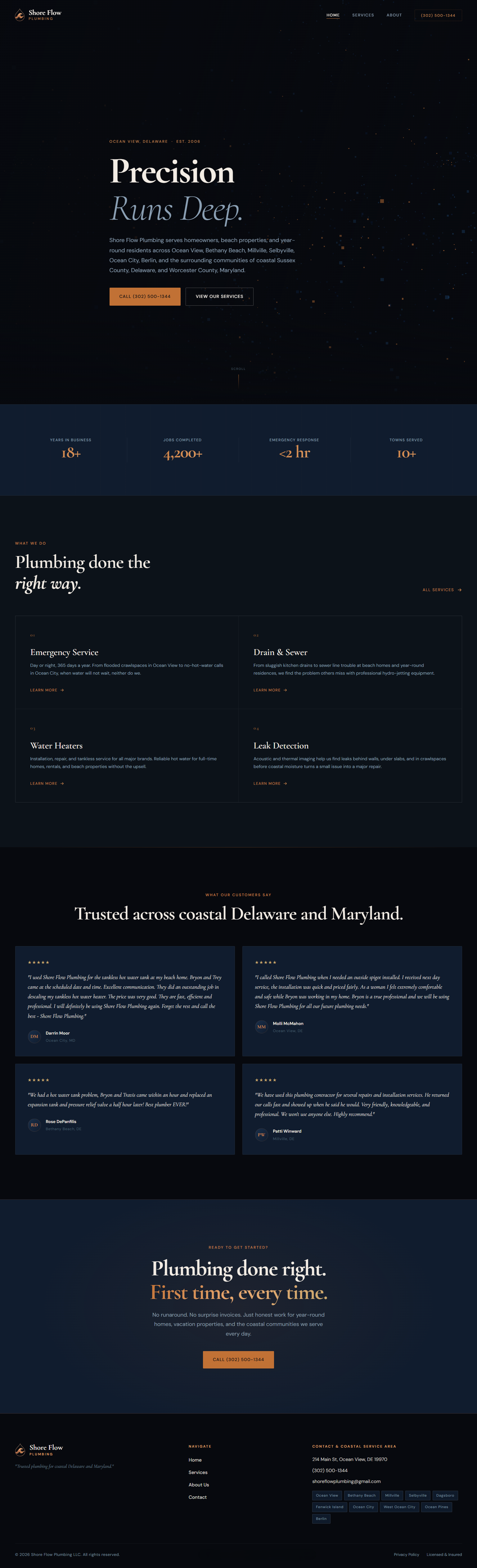 Homepage Concept screenshot